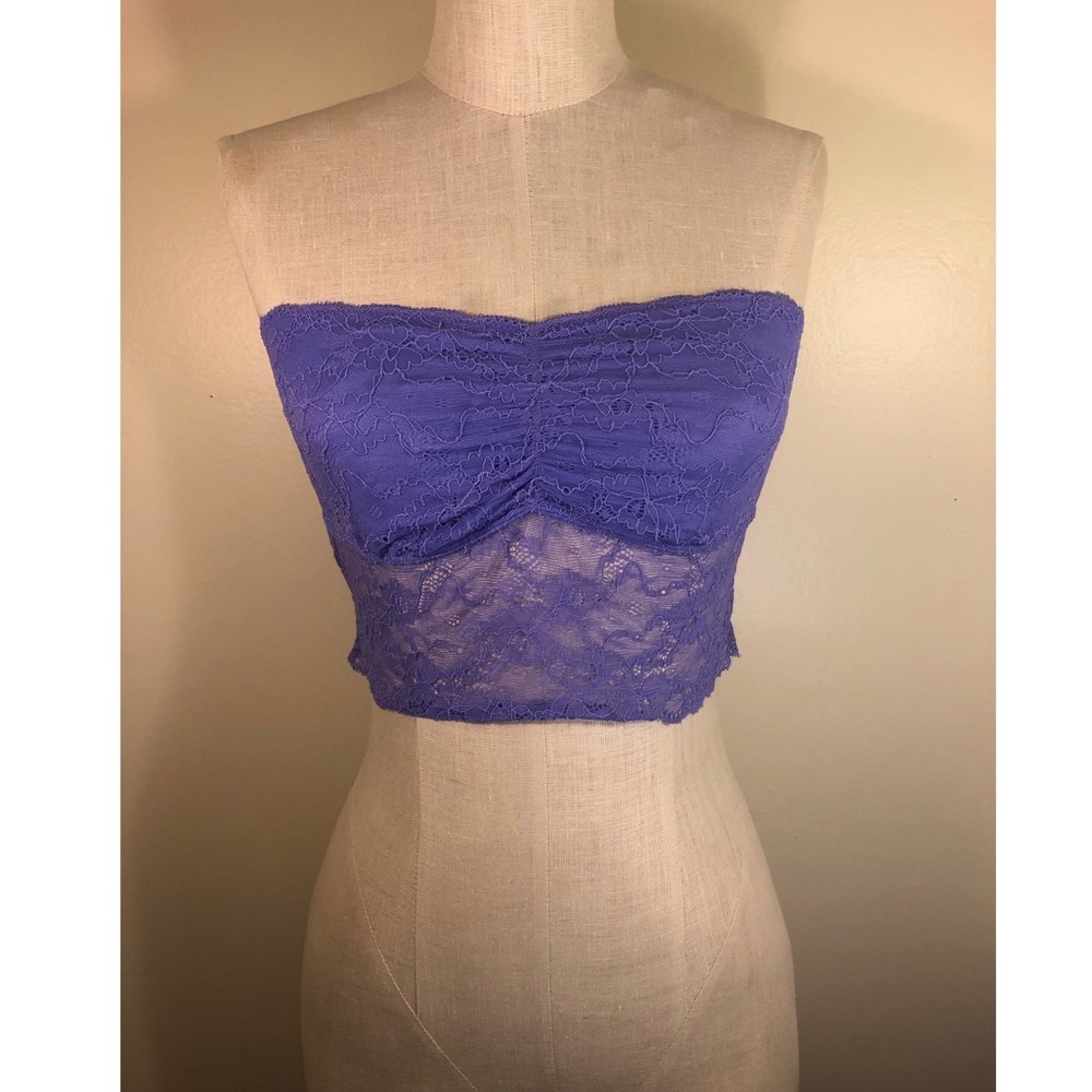 PINK Victoria’s Secret Lace Bandeau Bralette NWT